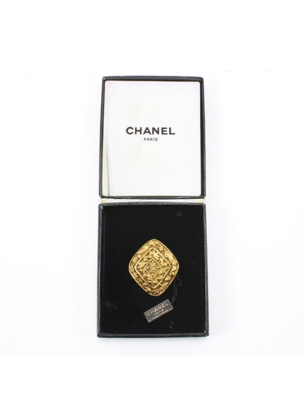 Chanel Coco Mark Brooch Diamond Shape - Picture 2 of 10